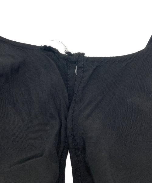JUNYA WATANABE COMME des GARCONS（(ジュンヤワタナベ コムデギャルソン）JUNYA WATANABE COMME des GARCONS ((ジュンヤワタナベ コムデギャルソン) AD2021/ストライプ ドッキング ワンピース ネイビー×ブラック サイズ:XSの古着・服飾アイテム