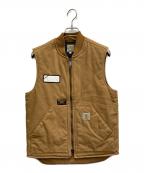 CarHartt×WTAPSカーハート×ダブルタップス）の古着「15AW ダックベスト」｜ブラウン