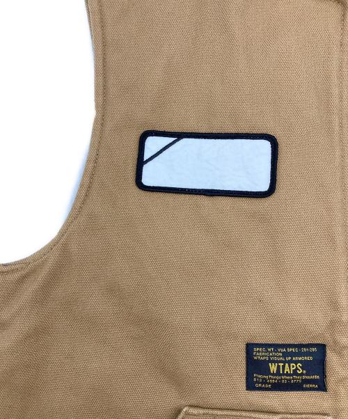 CarHartt（カーハート）CarHartt (カーハート) WTAPS (ダブルタップス) 15AW ダックベスト ブラウン サイズ:Sの古着・服飾アイテム