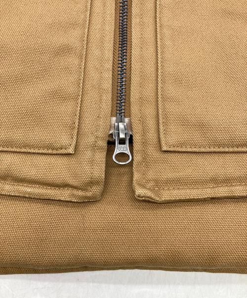 CarHartt（カーハート）CarHartt (カーハート) WTAPS (ダブルタップス) 15AW ダックベスト ブラウン サイズ:Sの古着・服飾アイテム