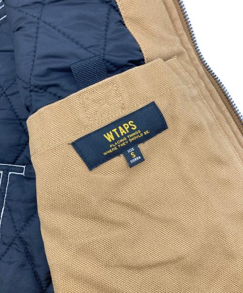 CarHartt（カーハート）CarHartt (カーハート) WTAPS (ダブルタップス) 15AW ダックベスト ブラウン サイズ:Sの古着・服飾アイテム