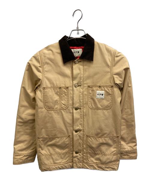 A.P.C.（アーペーセー）A.P.C. (アーペーセー) CarHartt (カーハート) GABRIELLE COAT ブラウン サイズ:XSの古着・服飾アイテム