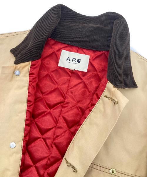 A.P.C.（アーペーセー）A.P.C. (アーペーセー) CarHartt (カーハート) GABRIELLE COAT ブラウン サイズ:XSの古着・服飾アイテム