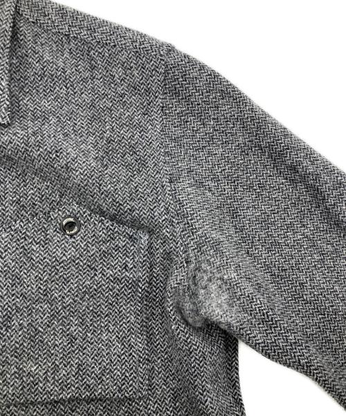 PENDLETON（ペンドルトン）PENDLETON (ペンドルトン) Hysteric Glamour (ヒステリックグラマー) ヘリンボーン織コラボ長袖シャツ グレー サイズ:Mの古着・服飾アイテム