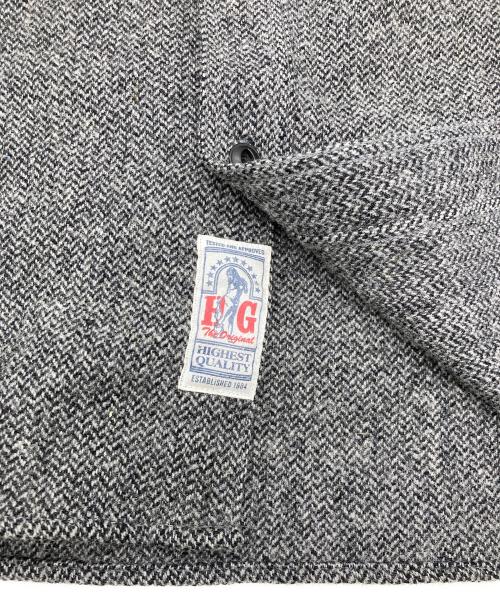 PENDLETON（ペンドルトン）PENDLETON (ペンドルトン) Hysteric Glamour (ヒステリックグラマー) ヘリンボーン織コラボ長袖シャツ グレー サイズ:Mの古着・服飾アイテム