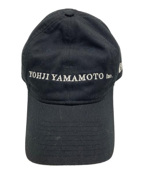 YOHJI YAMAMOTO（ヨウジヤマモト）YOHJI YAMAMOTO (ヨウジヤマモト) New Era (ニューエラ) キャップ ブラック サイズ:FREEの古着・服飾アイテム