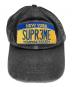 Supreme (シュプリーム) 25SS License plate 6-panel cap グレー：7000円