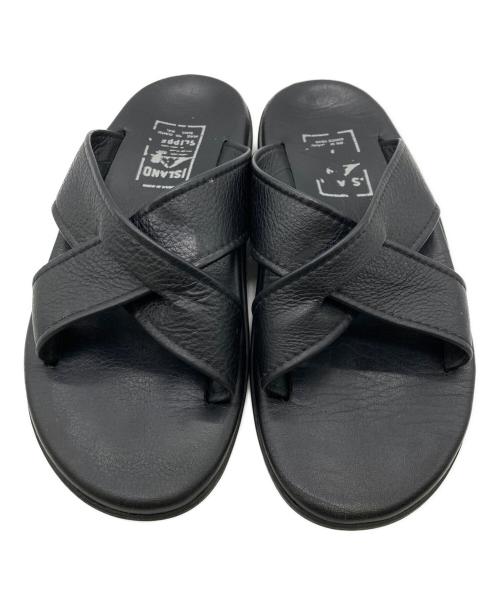 ISLAND SLIPPER（アイランドスリッパ）ISLAND SLIPPER (アイランドスリッパ) リゾートサンダル ブラック サイズ:9の古着・服飾アイテム