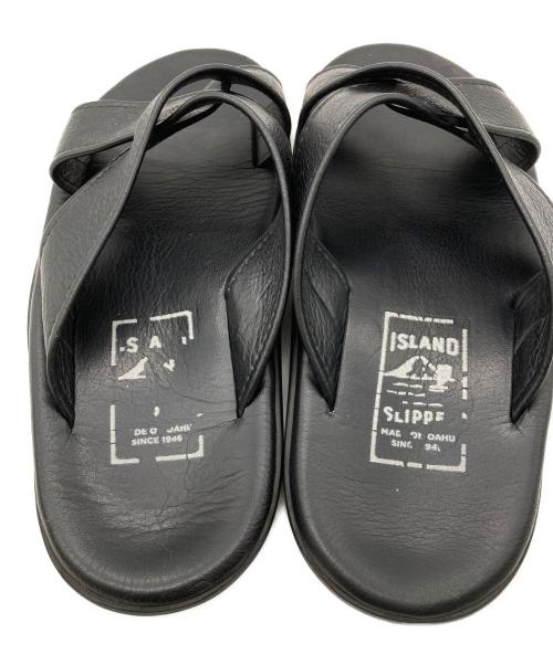 ISLAND SLIPPER（アイランドスリッパ）ISLAND SLIPPER (アイランドスリッパ) リゾートサンダル ブラック サイズ:9の古着・服飾アイテム