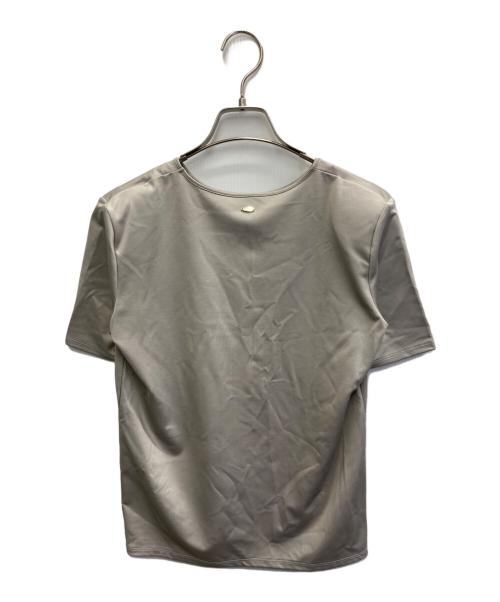 anuans（アニュアンス）anuans (アニュアンス) グロッシーカットトップス グレー サイズ:FREEの古着・服飾アイテム