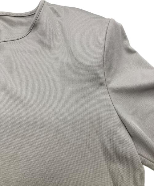 anuans（アニュアンス）anuans (アニュアンス) グロッシーカットトップス グレー サイズ:FREEの古着・服飾アイテム