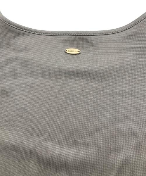 anuans（アニュアンス）anuans (アニュアンス) グロッシーカットトップス グレー サイズ:FREEの古着・服飾アイテム