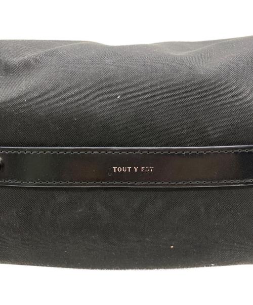 TOUT Y EST（トゥティエ）TOUT Y EST (トゥティエ) カノ トワル スモールバッグ ブラックの古着・服飾アイテム