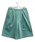 MAISON SPECIALメゾンスペシャル）の古着「Prime-Wide Sweat Shorts」｜グリーン
