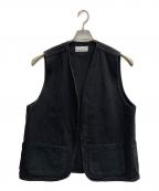 chimala×journal standard luxeチマラ×ジャーナルスタンダード ラックス）の古着「CANVAS VEST」｜ブラック