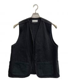 chimala×journal standard luxe（チマラ×ジャーナルスタンダード ラックス）の古着「CANVAS VEST」｜ブラック