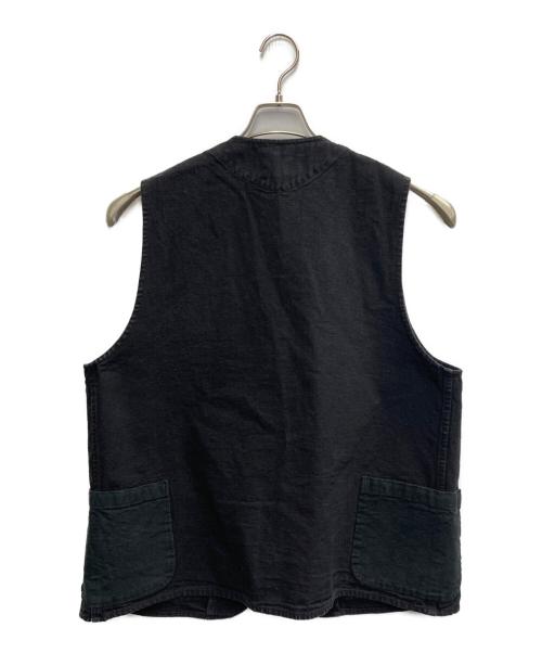 chimala（チマラ）chimala (チマラ) journal standard luxe (ジャーナルスタンダード ラックス) CANVAS VEST ブラック サイズ:Lの古着・服飾アイテム