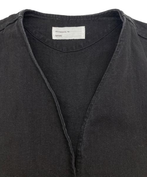 chimala（チマラ）chimala (チマラ) journal standard luxe (ジャーナルスタンダード ラックス) CANVAS VEST ブラック サイズ:Lの古着・服飾アイテム