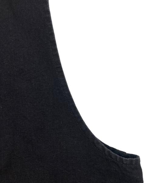 chimala（チマラ）chimala (チマラ) journal standard luxe (ジャーナルスタンダード ラックス) CANVAS VEST ブラック サイズ:Lの古着・服飾アイテム