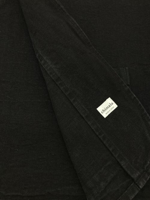 chimala（チマラ）chimala (チマラ) journal standard luxe (ジャーナルスタンダード ラックス) CANVAS VEST ブラック サイズ:Lの古着・服飾アイテム
