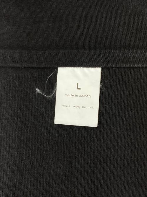 chimala（チマラ）chimala (チマラ) journal standard luxe (ジャーナルスタンダード ラックス) CANVAS VEST ブラック サイズ:Lの古着・服飾アイテム