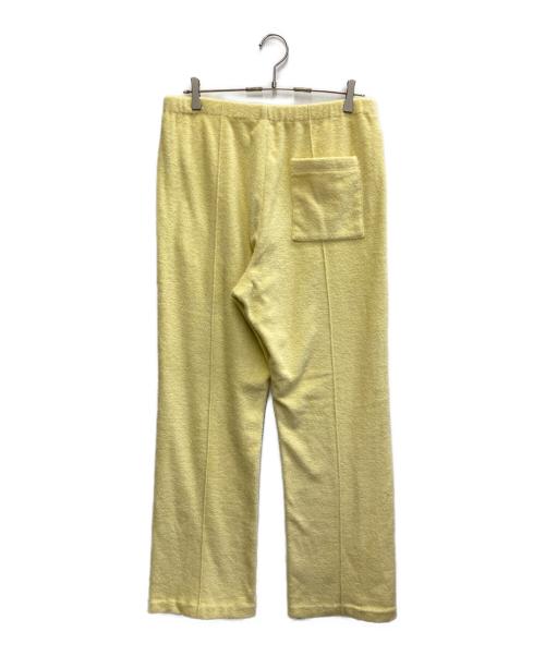 AURALEE（オーラリー）AURALEE (オーラリー) COTTON NYLON PILE PANTS イエロー サイズ:5の古着・服飾アイテム
