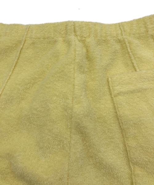 AURALEE（オーラリー）AURALEE (オーラリー) COTTON NYLON PILE PANTS イエロー サイズ:5の古着・服飾アイテム