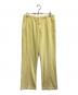AURALEE（オーラリー）の古着「COTTON NYLON PILE PANTS」｜イエロー