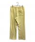 AURALEE (オーラリー) COTTON NYLON PILE PANTS イエロー サイズ:5：25000円