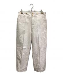 ANATOMICA（アナトミカ）の古着「26SS BJ PANTS / COUTIL COTTON」｜ピンク×ホワイト