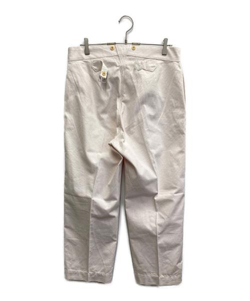 ANATOMICA（アナトミカ）ANATOMICA (アナトミカ) 26SS BJ PANTS / COUTIL COTTON ピンク×ホワイト サイズ:42の古着・服飾アイテム