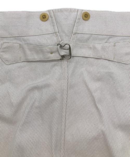 ANATOMICA（アナトミカ）ANATOMICA (アナトミカ) 26SS BJ PANTS / COUTIL COTTON ピンク×ホワイト サイズ:42の古着・服飾アイテム