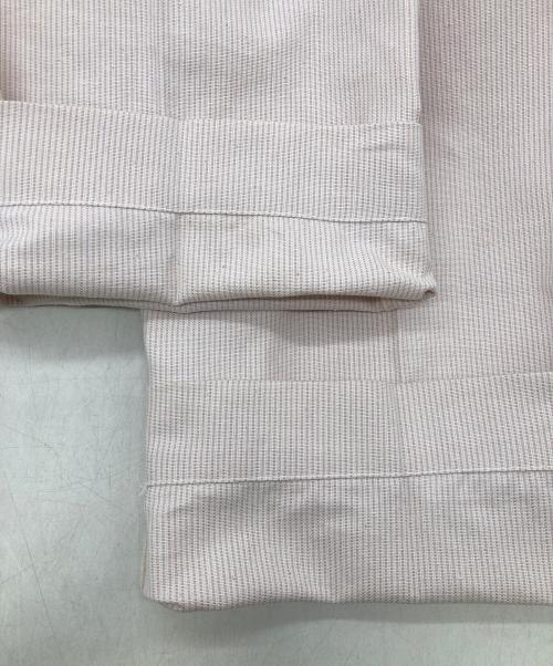 ANATOMICA（アナトミカ）ANATOMICA (アナトミカ) 26SS BJ PANTS / COUTIL COTTON ピンク×ホワイト サイズ:42の古着・服飾アイテム