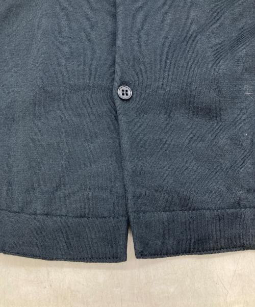 JOHN SMEDLEY（ジョンスメドレー）JOHN SMEDLEY (ジョンスメドレー) FOLKE シーアイランドコットン 30ゲージ ニットシャツ ネイビー サイズ:Mの古着・服飾アイテム