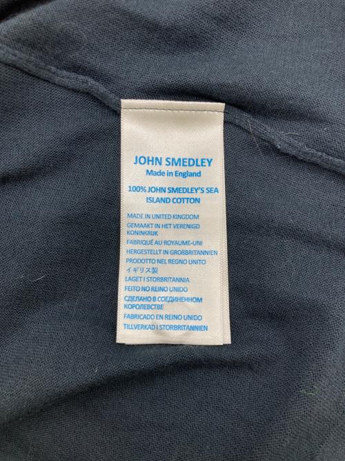 JOHN SMEDLEY（ジョンスメドレー）JOHN SMEDLEY (ジョンスメドレー) FOLKE シーアイランドコットン 30ゲージ ニットシャツ ネイビー サイズ:Mの古着・服飾アイテム