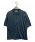 JOHN SMEDLEY（ジョンスメドレー）の古着「FOLKE シーアイランドコットン 30ゲージ ニットシャツ」｜ネイビー