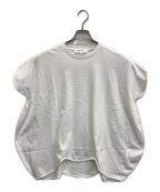 ENFOLDエンフォルド）の古着「SCALLOP WIDE T-SHIRT」｜ホワイト
