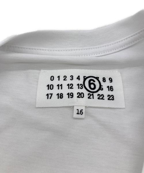 Maison Margiela（メゾンマルジェラ）Maison Margiela (メゾンマルジェラ) クルーネックTシャツ ホワイト サイズ:16Lの古着・服飾アイテム