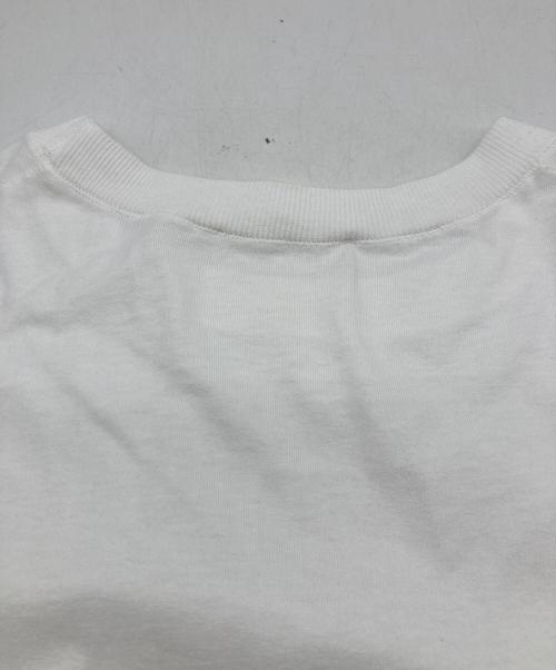 ATOMOFACTORY（アトモファクトリー）ATOMOFACTORY (アトモファクトリー) 袖編み切替Tシャツ ホワイト サイズ:ＦＲＥＥの古着・服飾アイテム