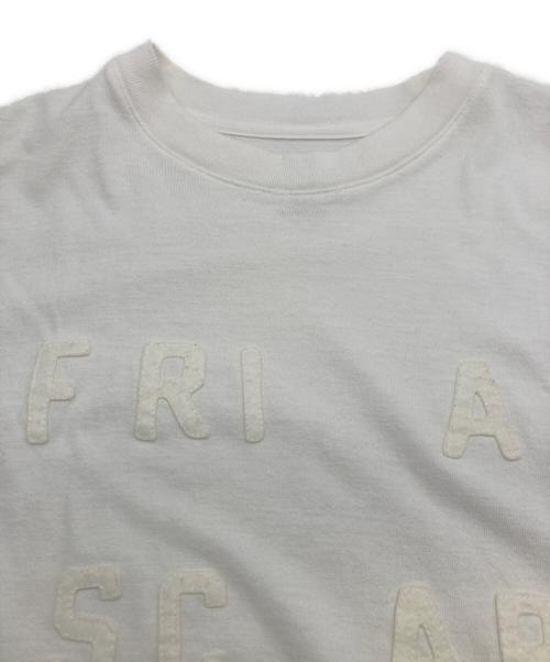 KURO（クロ）KURO (クロ) 17 ROUND SHAPE DYED TEE ホワイト サイズ:2の古着・服飾アイテム