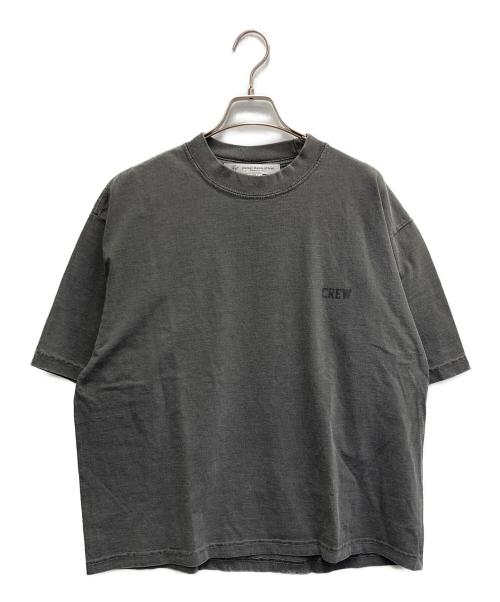 journal standard luxe（ジャーナルスタンダード ラックス）journal standard luxe (ジャーナルスタンダード ラックス) 25ＳＳ　プリントT(CREW) グレー サイズ:ＦＲＥＥの古着・服飾アイテム