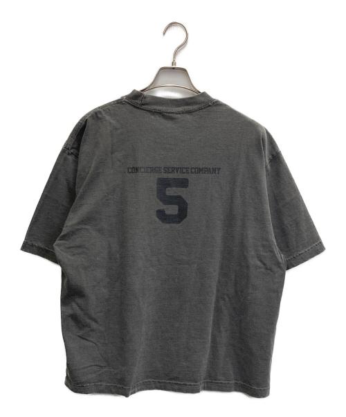 journal standard luxe（ジャーナルスタンダード ラックス）journal standard luxe (ジャーナルスタンダード ラックス) 25ＳＳ　プリントT(CREW) グレー サイズ:ＦＲＥＥの古着・服飾アイテム