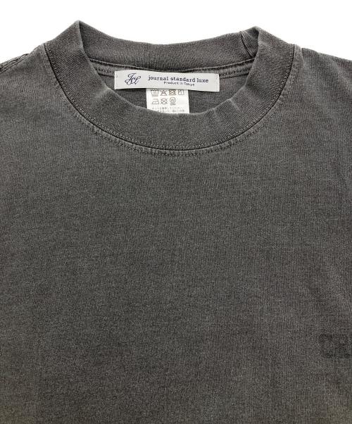 journal standard luxe（ジャーナルスタンダード ラックス）journal standard luxe (ジャーナルスタンダード ラックス) 25ＳＳ　プリントT(CREW) グレー サイズ:ＦＲＥＥの古着・服飾アイテム