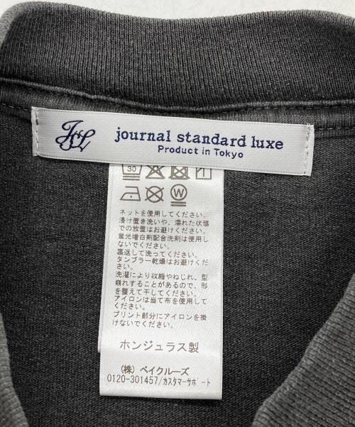 journal standard luxe（ジャーナルスタンダード ラックス）journal standard luxe (ジャーナルスタンダード ラックス) 25ＳＳ　プリントT(CREW) グレー サイズ:ＦＲＥＥの古着・服飾アイテム