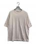 AURALEE（オーラリー）の古着「BRUSHED ORGANIC COTTON JERSEY TEE」｜ピンク
