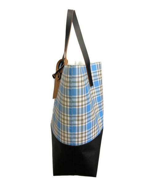 MARNI（マルニ）MARNI (マルニ) Tribeca ショッピングバッグ ホワイト×ブルーの古着・服飾アイテム