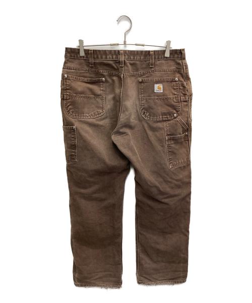 CarHartt（カーハート）CarHartt (カーハート) ダブルニーデニムパンツ ブラウン サイズ:14×32の古着・服飾アイテム