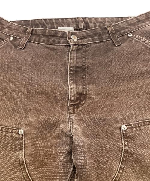 CarHartt（カーハート）CarHartt (カーハート) ダブルニーデニムパンツ ブラウン サイズ:14×32の古着・服飾アイテム