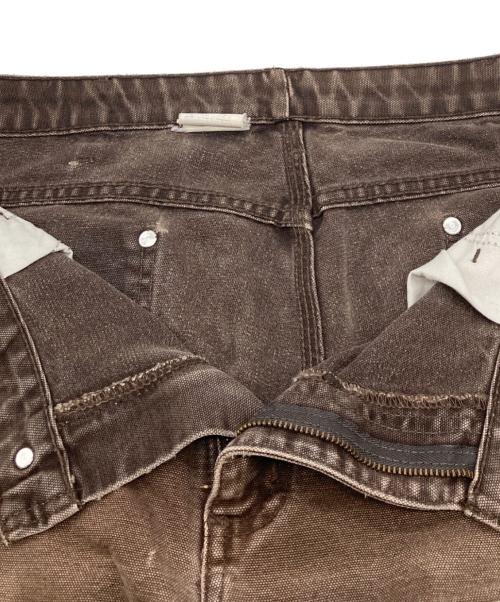 CarHartt（カーハート）CarHartt (カーハート) ダブルニーデニムパンツ ブラウン サイズ:14×32の古着・服飾アイテム