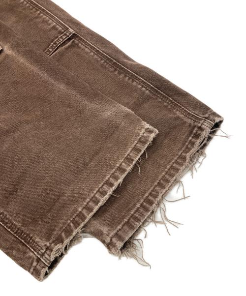CarHartt（カーハート）CarHartt (カーハート) ダブルニーデニムパンツ ブラウン サイズ:14×32の古着・服飾アイテム